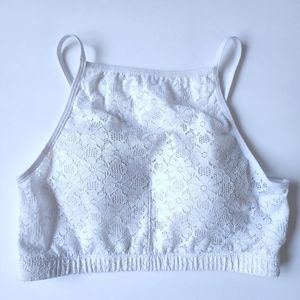 White Lace Bralette size M New
